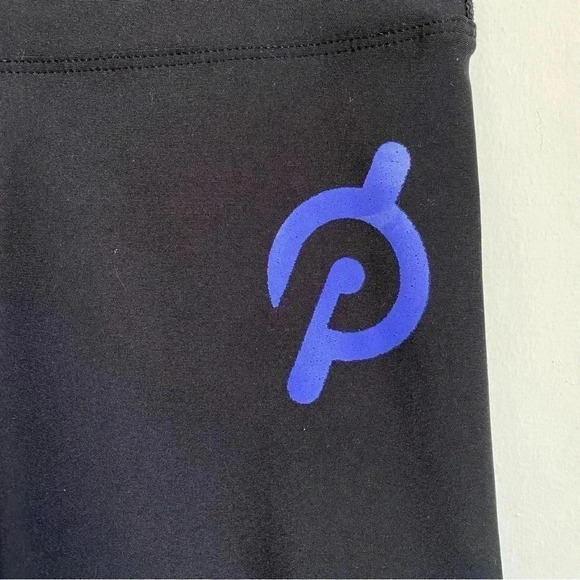 NEW Peloton Contrast Rib Colorblock Legging Black / Blue size S - Picture 4 of 5
